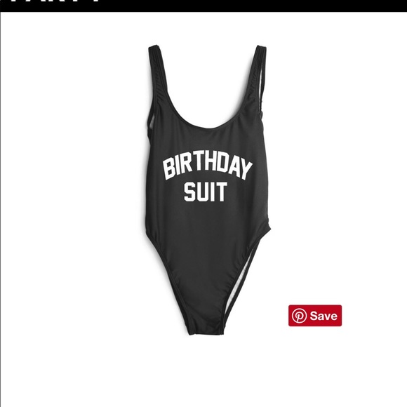 Private party birthday suit swimsuit s/m - Picture 1 of 1